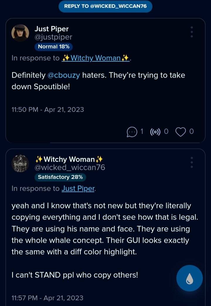 eyezwideblue's tweet image. Uh-oh! A spouter is  spouting to bouzy on #spoutible about #Doubtible!!!
 Try saying that fast 3 times! 🤣🤣🤣