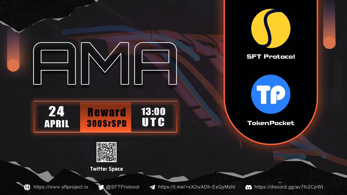 Join our AMA with <a href="/TokenPocket_TP/">TokenPocket</a>, an industry leader! Engage with our community and ask questions for an informative discussion.🎉

📅Mon, April 24 at 13:00 UTC
📌Set reminder: x.com/i/spaces/1OdJr…

#GIVEAWAY
🏆Reward: 300 $rSPD
✅Rules
Follow➕Like➕RT➕@ 3 Friends➕Join AMA