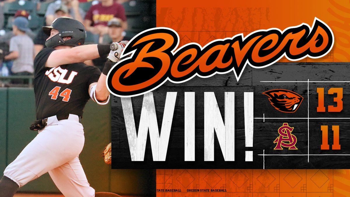 BeaverBaseball's tweet photo. That'll do it. Held on for our eighth straight win!

#GoBeavs https://t.co/EBmQHBp8UI