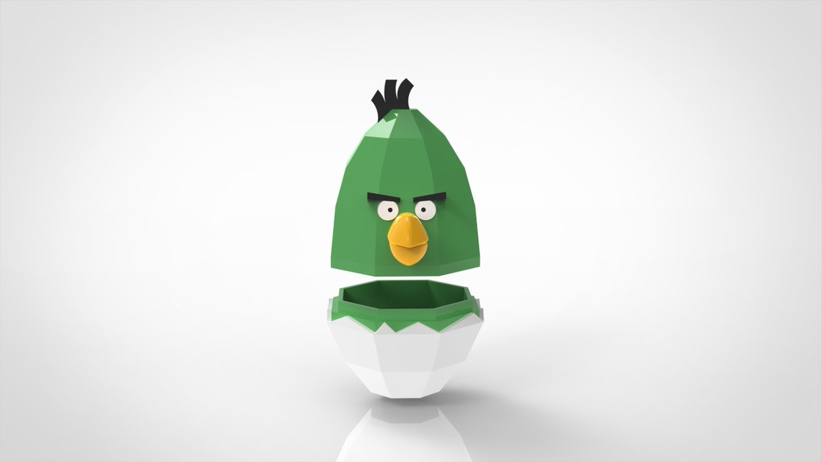 _dashwind_'s tweet photo. It is box Toucan green bird form Angry Birds - model for 3D printing.    

Download here: https://t.co/biaaim81tx ; https://t.co/6mhfVrQr1Y

#angrybirds, #toucan, #bird, #chick, #nestling, #easter, #box, #container, #egg, #eggholder, #arttoy, #animal, #cute, #cartoon, #games https://t.co/Okirq6Cu5D