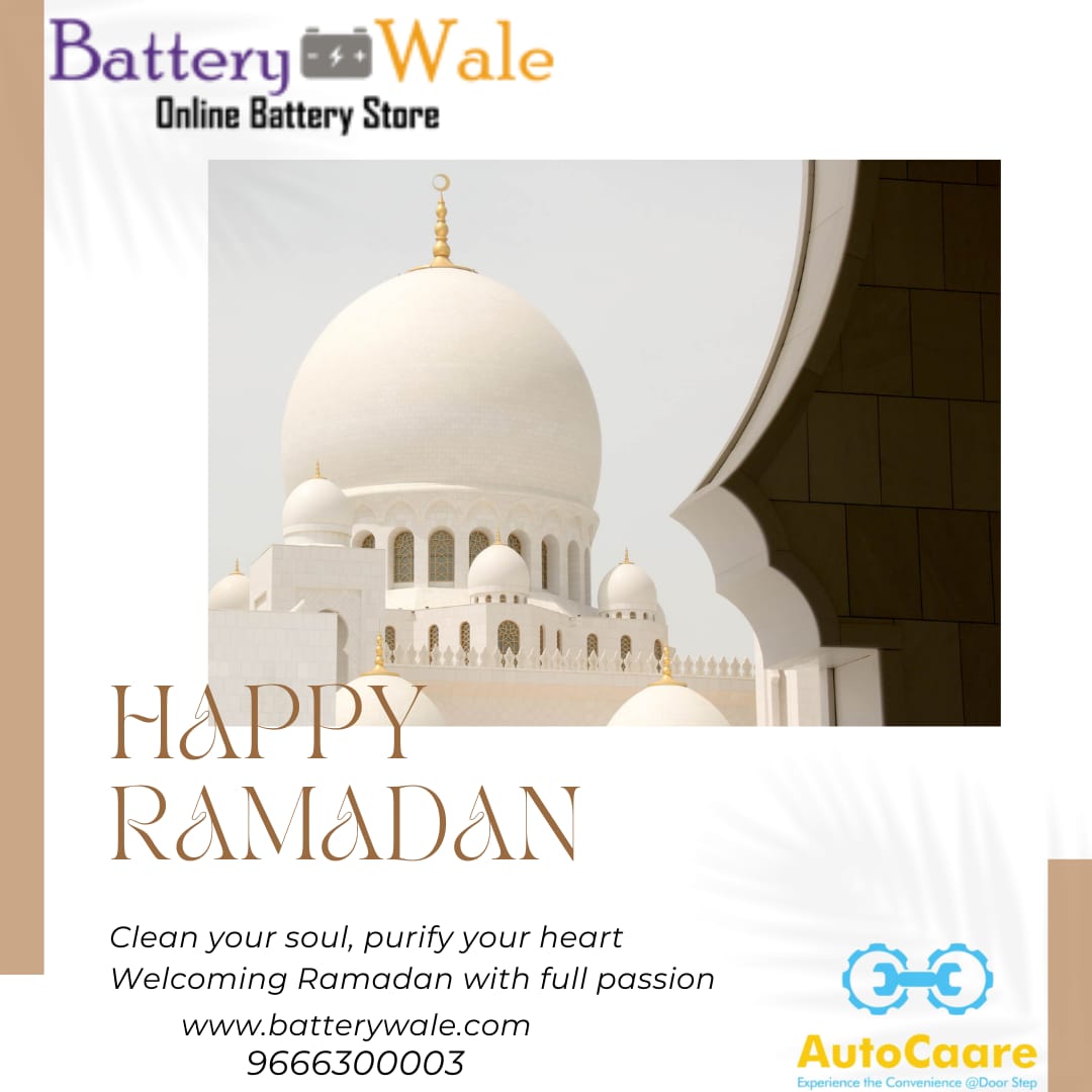BatteryWale's tweet photo. HAPPY RAMADAN
#car battery #inverter battery #batterywale #autocare #ups battery #bike battery https://t.co/BFWISo3les