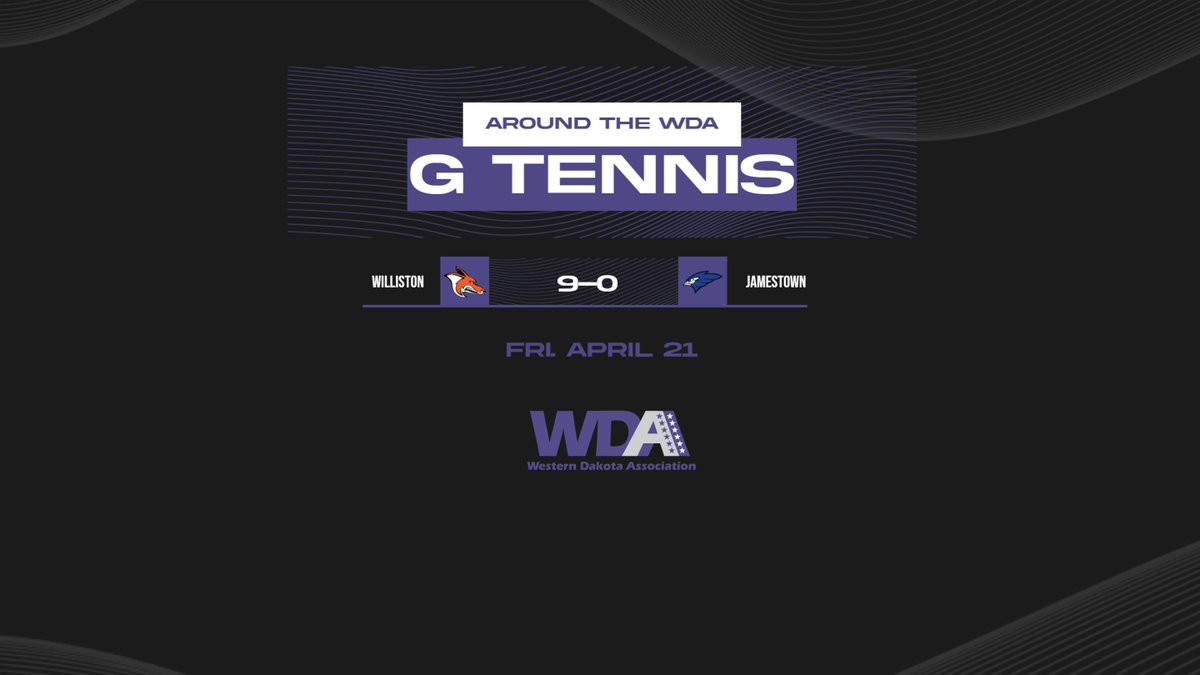 WDAsports's tweet photo. GIRLS' TENNIS
Friday, April 21
Williston picks up first win of the season. This was Jamestown's first dual of the season.
#wdatennis https://t.co/dq3Arageam