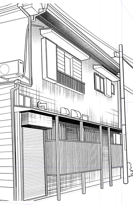 ちょっと線荒れすぎかなー?と迷うところです… 特に左端中央の線。