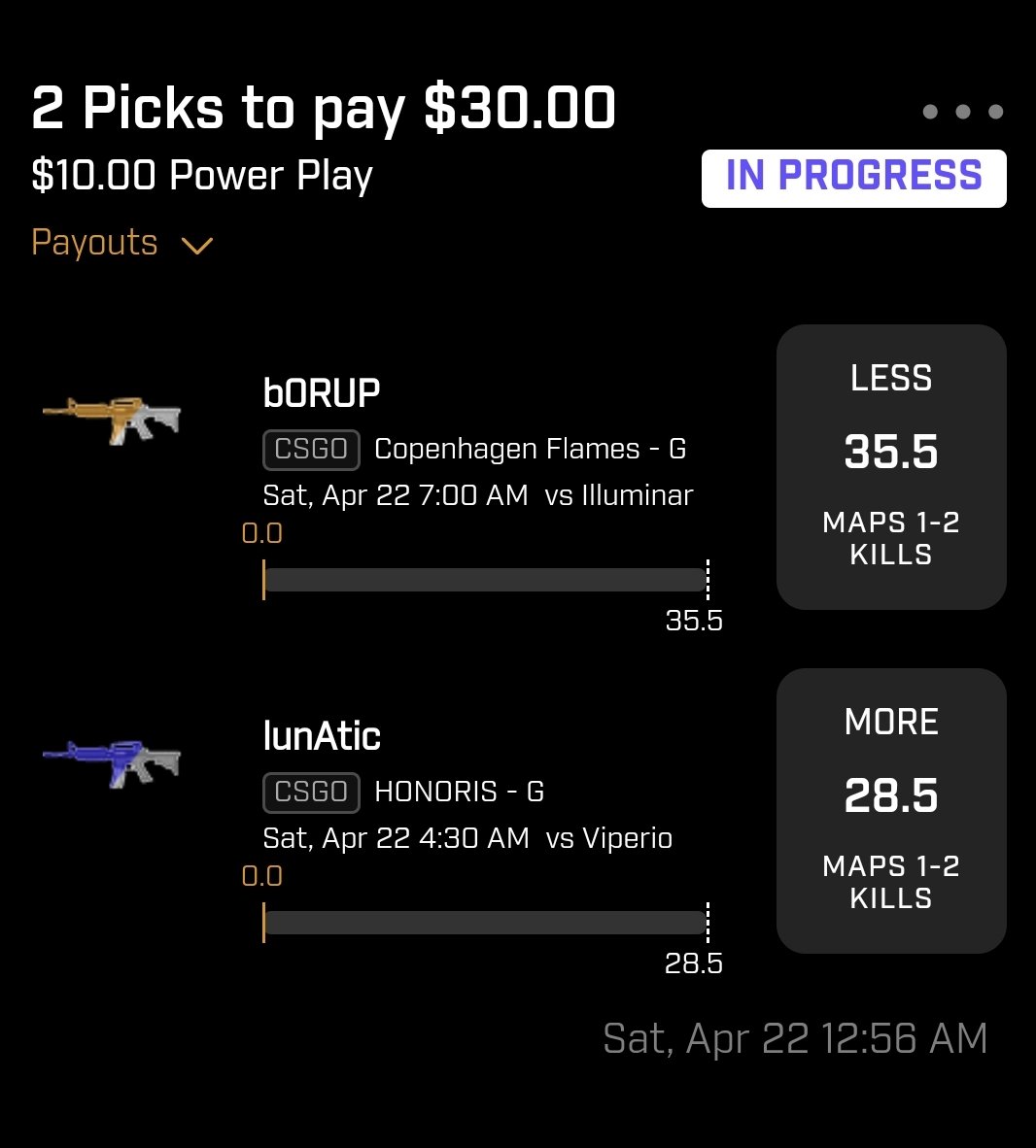 StickPrizePicks's tweet photo. 2-Pick #CSGO #ESports #PrizePicks for tonight, after solid back to back hits in #CallofDuty I'm hoping to keep this ball rolling. Today's CSGO was very hard so tail at your own discretion. Can we go 4/5 this week on the 2-Picks? https://t.co/ZRpz3wa2f4