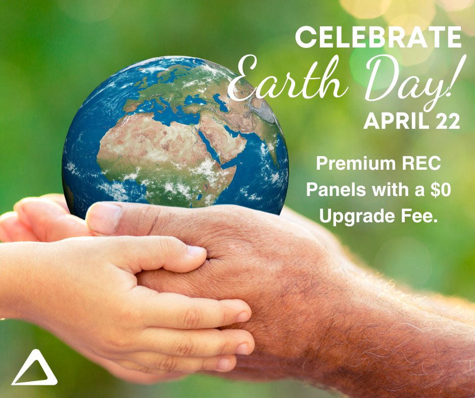 We only have one earth, so let's protect it with sustainable, renewable energy. TriSMART Solar offers our premium REC modules with a $0 upgrade free. Contact us today. bit.ly/3T1YkpJ