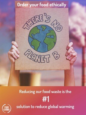 foodkarmaapp's tweet photo. Happy International Mother Earth Day! The sad truth is that a third of the food produced worldwide is wasted, and this has a dramatic impact on the environment and global warming.  It is never too late to start doing the right thing! 🌏🌿🧡 https://t.co/YXETgfpLis