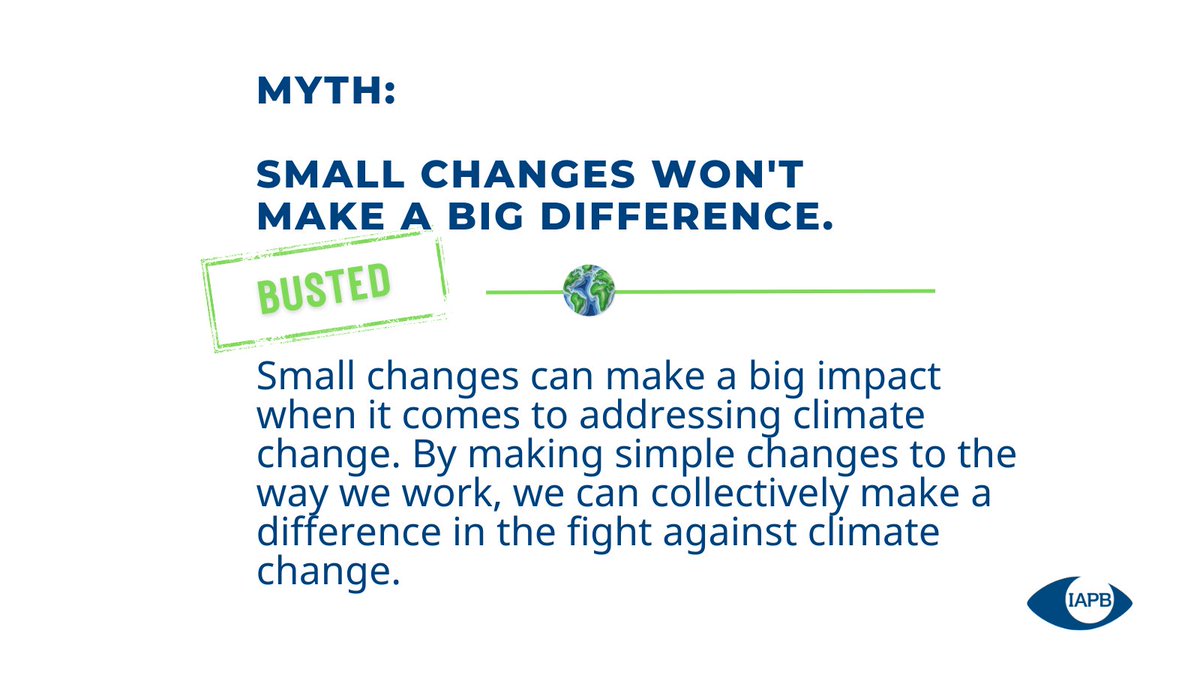 This #EarthDay, we are reminded that we all have a role to play in climate action.

Learn more about the impacts of climate change on eye health and how you can get involved from the IAPB Climate Action Work Group. ☞ fal.cn/3xCzV
#InvestInOurPlanet
