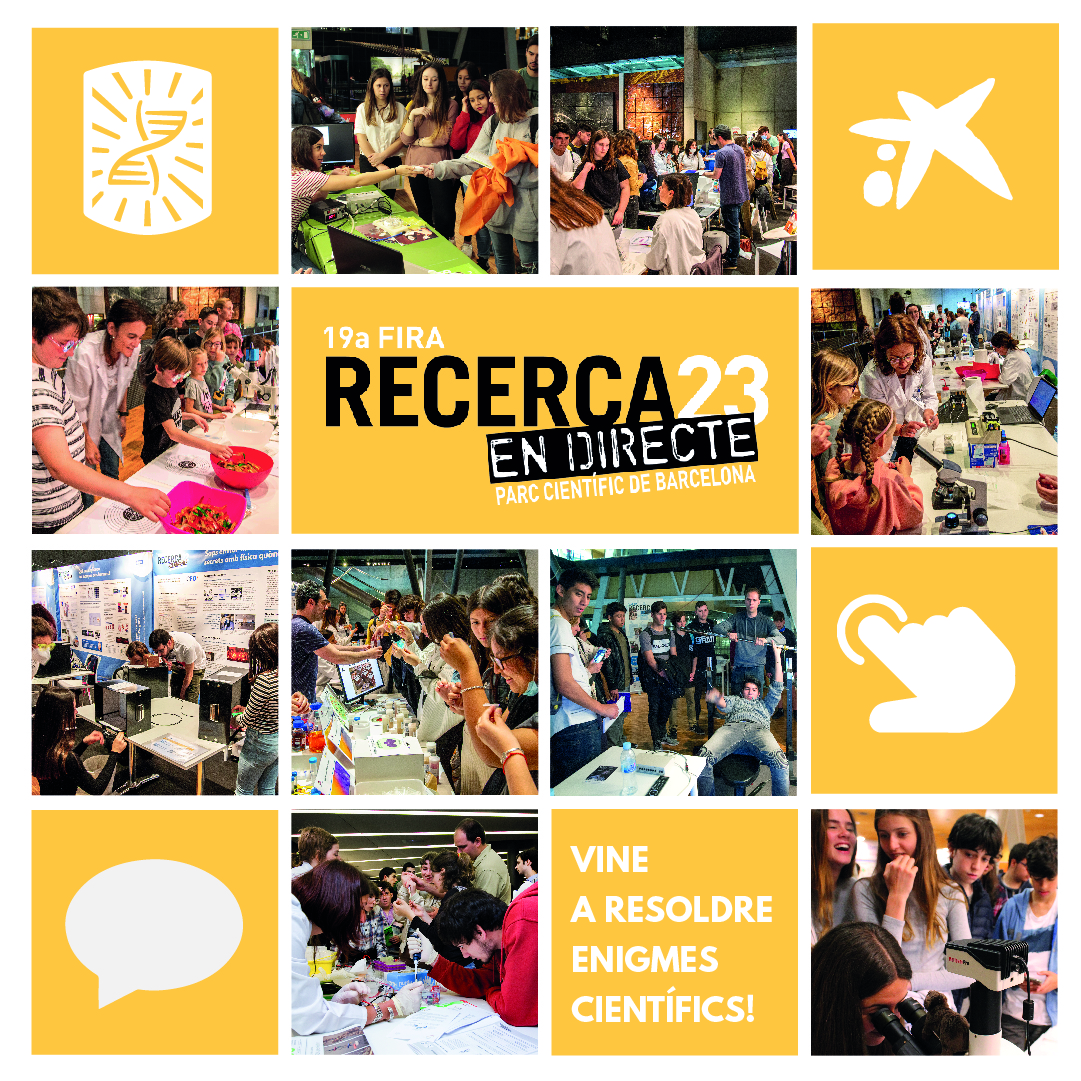 ISGLOBALorg's tweet photo. 🧪Vols passar un dissabte de #ciència en família?
⚗️T'esperem al @CosmoCaixa Barcelona per celebrar la Fira #RecercaEnDirecte! 👩🏽🔬🧫 Un equip d'#ISGlobal t'explicarà per què hi ha bacteris resistents als #antibiòtics i com detectem els gens resistents.
➡️ https://t.co/17IAqIT9i7 https://t.co/qMew9vzjsb