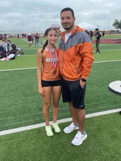 mjgonzales32's tweet photo. Congrats to my distance runners Jada Johnson and Erin Rivas! Jada returns to regionals in the 3200m run for the 3rd straight year! Erin qualifies for regionals for the first time in the 800m &amp; 1600m. Two of the hardest working kids I’ve had the privilege to coach! Very proud! https://t.co/WQkcquJ2EI