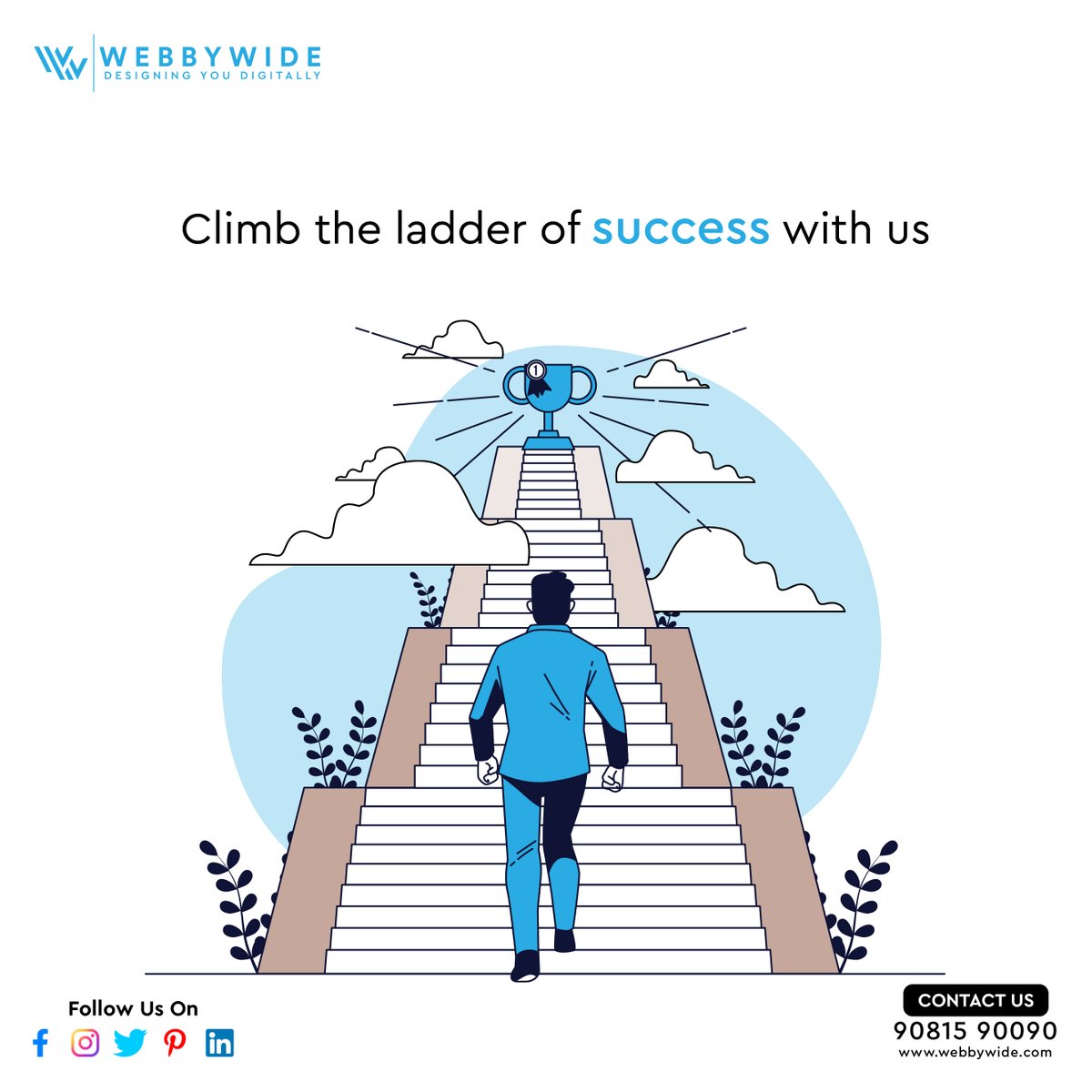 webbywide's tweet photo. 🚀 Ready to skyrocket your brand's success? ����

📞 Get in touch with us: +91 9081590090
Visit Our Website: https://t.co/dPeo10qbk5
.
.
.
#DigitalMarketing #GraphicDesign #VideoEditing #Animation #WebDevelopment #socialmediamanagementagency #LogoDesign #marketing #webbywide https://t.co/5nTOj10Rsr