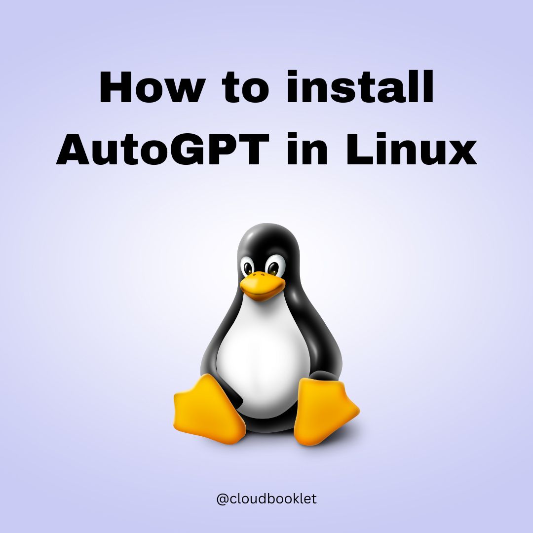 How to install AutoGPT in Linux
tinyurl.com/ynktt3py

#Linux #linux #LinuxServer #linuxuser #linuxubuntu #linuxsystemadministration #AutoGPT #autogpt #autogpts #AI #ai #artificial_intelligence #artificialinteligence #artificialintelligence #artificialintelligencenow