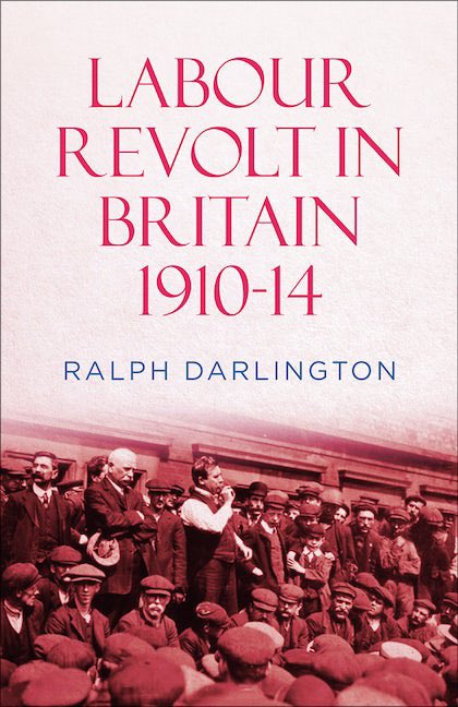 Packed venue for a cracking talk by <a href="/irrelations/">Ralph Darlington</a> based on his new book as part of the Bristol Radical History Festival. Well chuffed to see <a href="/RMTunion/">RMT</a> as part of the backdrop visuals
