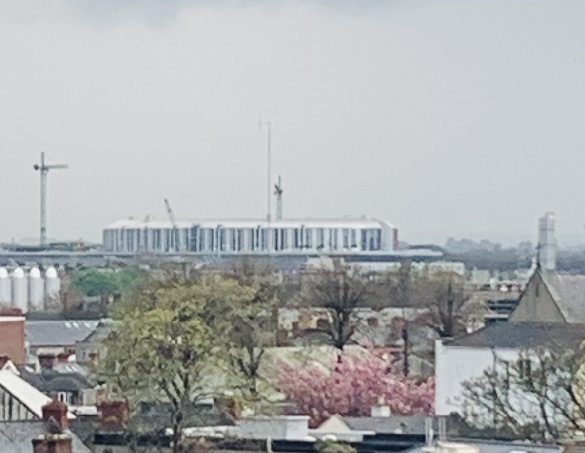 At ⁦<a href="/WeAreTUDublin/">TU Dublin / OT Baile Átha Cliath</a>⁩ Open Day with daughter &amp; look what I see out the window, our ⁦<a href="/nch_info/">newchildrenshospital</a>⁩ new children’s hospital looking good in the Dublin skyline, looking forward to being in it ⁦<a href="/CHI_Ireland/">Children's Health Ireland</a>⁩
