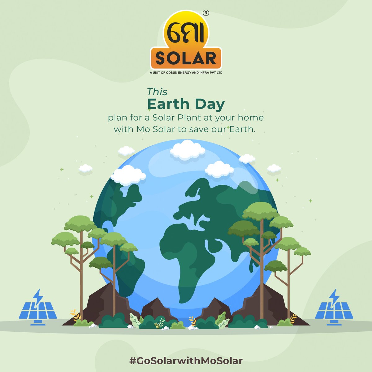 solar_mo's tweet photo. This #EarthDay2023 plan for a #SolarPlant at your home with Mo Solar to save our Earth. #GoSolarWithMoSolar https://t.co/ykanXGcGpi