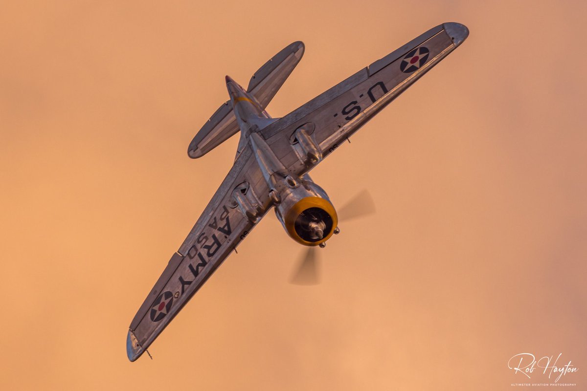 ShutterbugWGC's tweet photo. Brian Smith provided us with a beautiful sunset display in the Fighter Collection’s Curtiss P-36C at Duxford’s Flying Evening last August…@IWMDuxford @DuxfordAirshows @Flying_Legends #Curtiss #P40F #P36C #FlyingLegends #Duxford #FlyingEvening #Airshows https://t.co/Vso01dOA8x