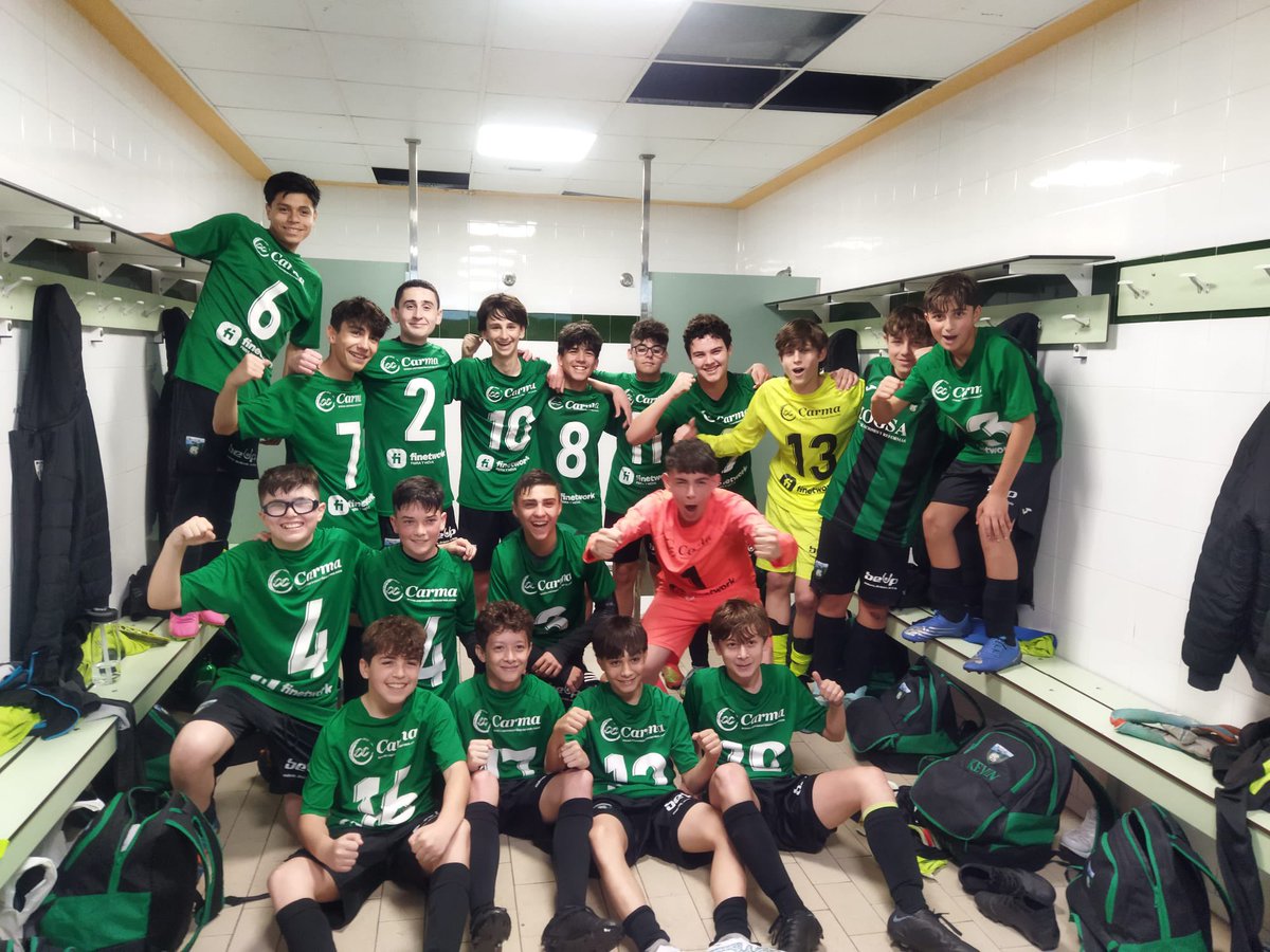 CanteraSRC's tweet photo. #Base_SRC | INFANTIL A

💚🖤 Los dias importantes sólo pueden empezar con victoria 💚🖤

#GoraSestaoRiver https://t.co/WR0sQIjOPP