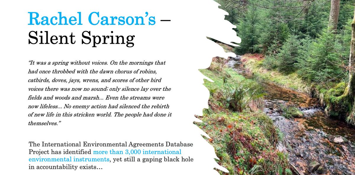 Earth day is a tricky one. It's found itself suffocated by greenwashing and hollow marketing campaigns. When, at its core, it is a call to action. Rachel Carson's 'Silent Spring' in the 1970s helped ignite a global environmental movement, culminating in #EarthDay ...