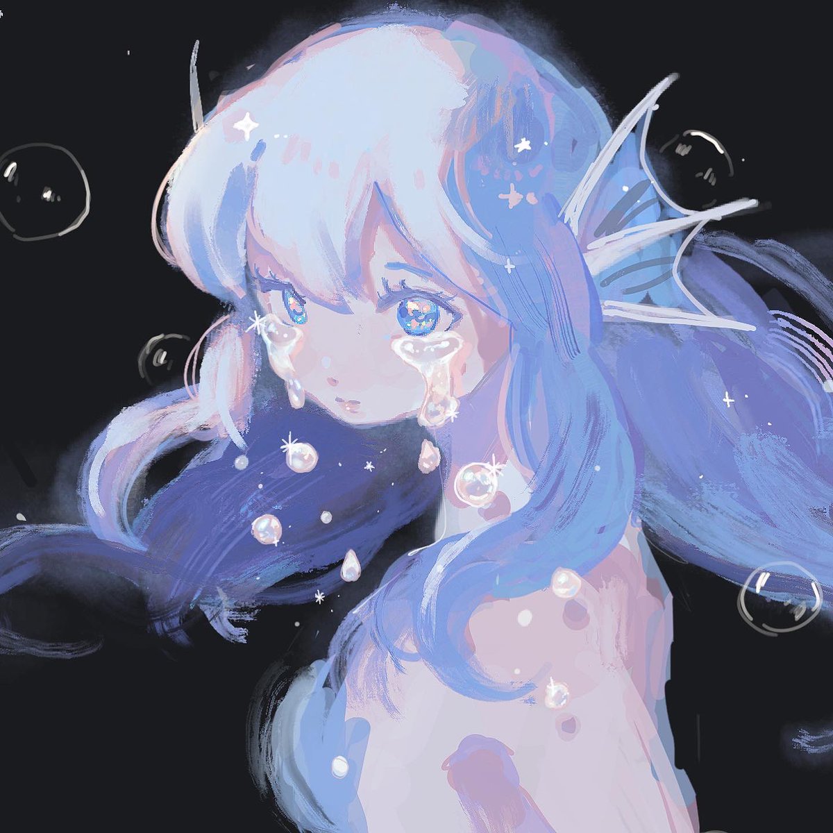 did you know a mermaid’s tears can turn into pearls? 🫧