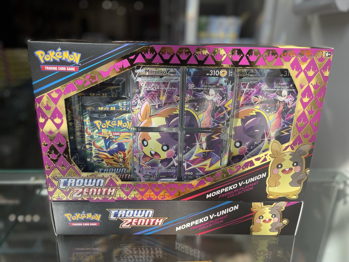 dacardworld_EU's tweet photo. 🚨New products alert!🚨
We just got in the Pokemon Paldea Collection Box and Pokemon Crown Zenith Morpeko V-Union Playmat Premium Collection! 🎉🎊 Catch 'em all while supplies last!
https://t.co/6grUWgHrcP
#Pokemon #CollectionBox #Playmat #PremiumCollection #GottaCatchEmAll https://t.co/tWHXG5jg4G