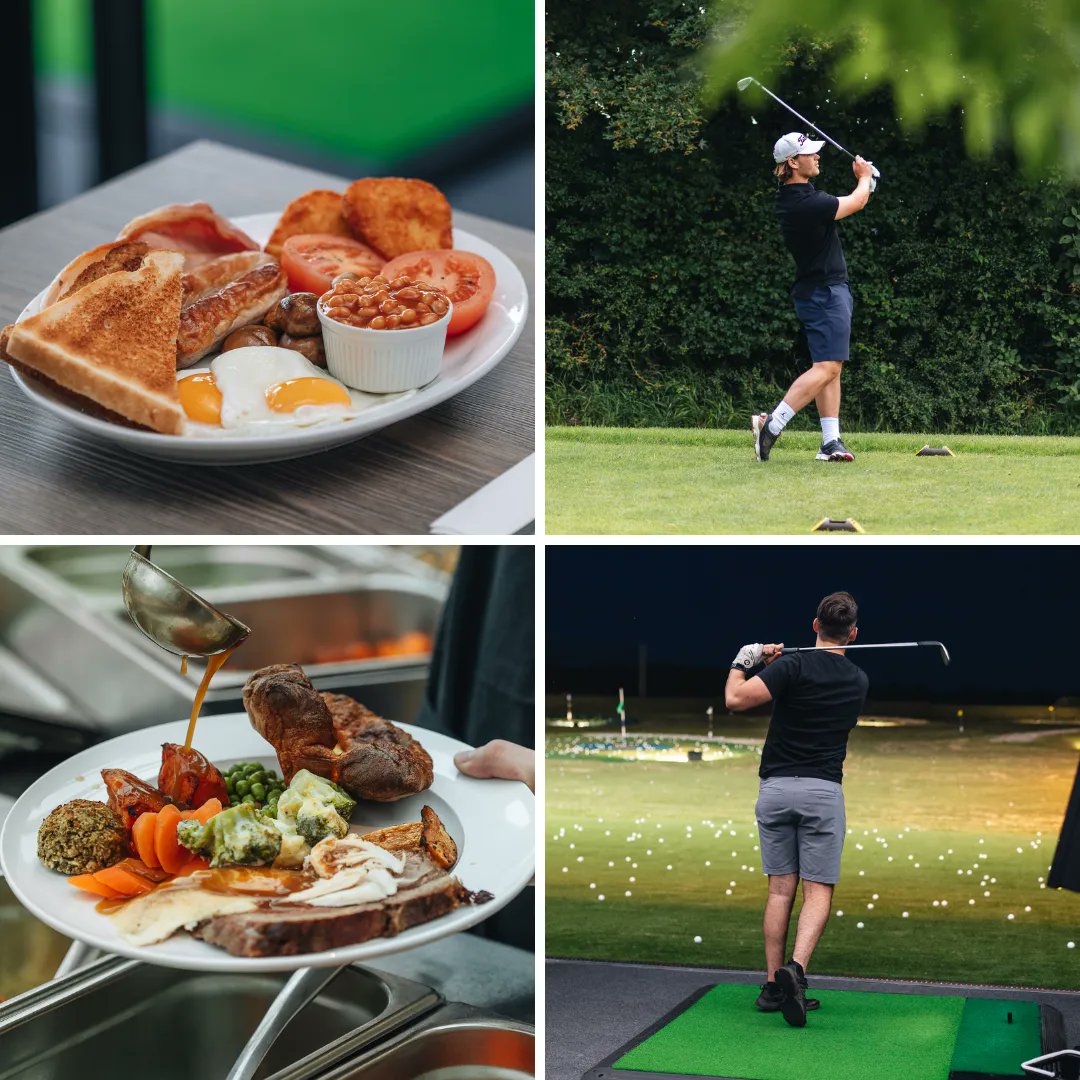 What the do this weekend hmm..... we have a few ideas for you 🤭 #breakfast #9holes #carvery #drivingrange #adventuregolf #golfworldstansted #stanstedgolf