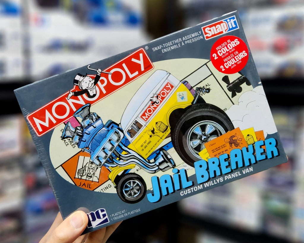 hearnshobbies's tweet photo. Great kit for new modellers!
MPC’s Monopoly Jail Breaker Custom Willys Panel makes for a great project, and with a pictorial instructions and easy snap-together assembly!
Shop here 👉️ https://t.co/6cjulQ5olS
#monopoly #jailbreaker #hearnshobbies #thehobbyman https://t.co/xq0xfw0x30
