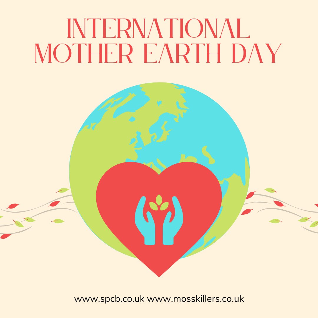 Mother Earth Day! 🌿🌍
We are proud endorsers of @Plant Based Treaty as we believe everyone should play their part to help!
spcb.co.uk/knowledge-hub/… 

#earth #motherearth #plantbased #plantbasedtreaty #garden #gardening #moss #mosskillers #sprayer #gardeningadvice