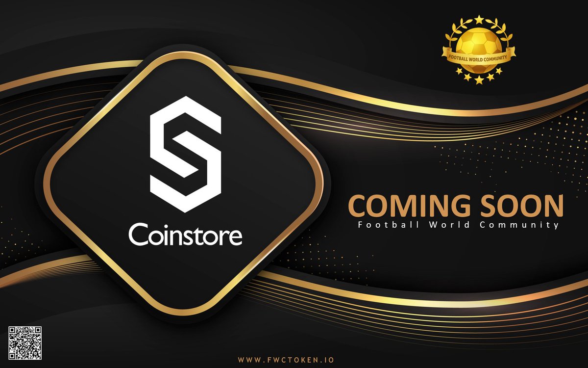 FWCOMMUNITY_Q2T's tweet photo. 📣Listing 
#FWCtoken 

🟢First Stop for Popular Crypto
Trade over 50 cryptocurrencies on @CoinstoreExc 

🔜Coming soon!💥

#New_listing #bscscan
#WorldCup #coming_soon
#Community #crypto 
#cryptocurrency #bnb 
#FWC #Coinstore #listing 
#FootballWorldCommunity https://t.co/GlduUd3i4V