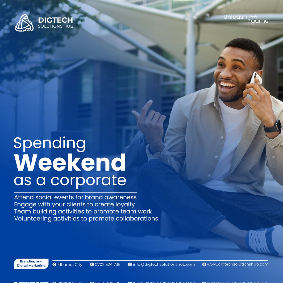Digtech1's tweet photo. If weekend ideas are a challenge to your brand, here are some of the tips depending on your brand culture, values and business goals.

#branding #branding101 #brandingtips #DigtechSolutionsHub #UnleashYourGame https://t.co/ZZqPb3PyJv