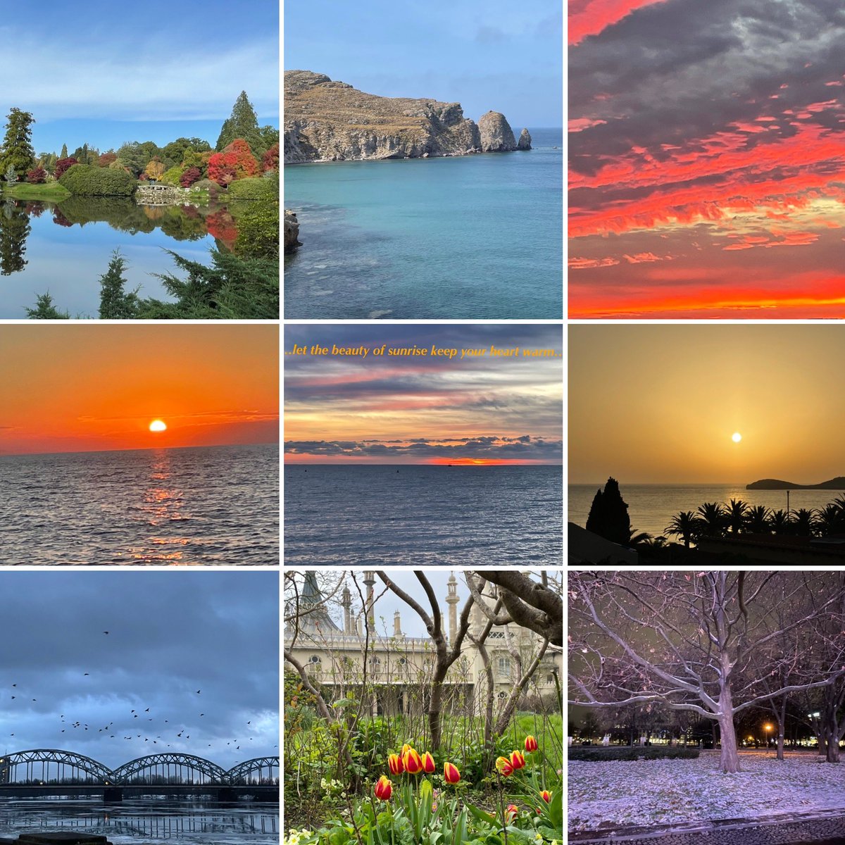 “when you are looking for peace, nature is always the answer” #earthday2023 ❤️🌍🌊🌅