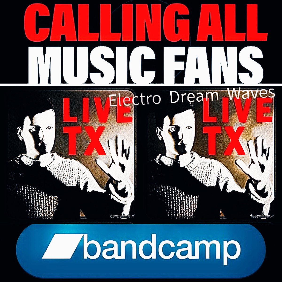 LiveTransmissi2's tweet photo. Looking for Your Next Favourite Album?
Check Out LIVE TX's 'Electro Dream Waves' - A Retro Dance-Pop Delight with Grooving Synth-Pop Sounds.
▶️Purchase via link in bio
▶️Stream on @applemusic, @spotify, @bandcamp
#ElectroDreamWaves #music #newmusic #80pop #edm #80smusic https://t.co/qvrNy4mMRe