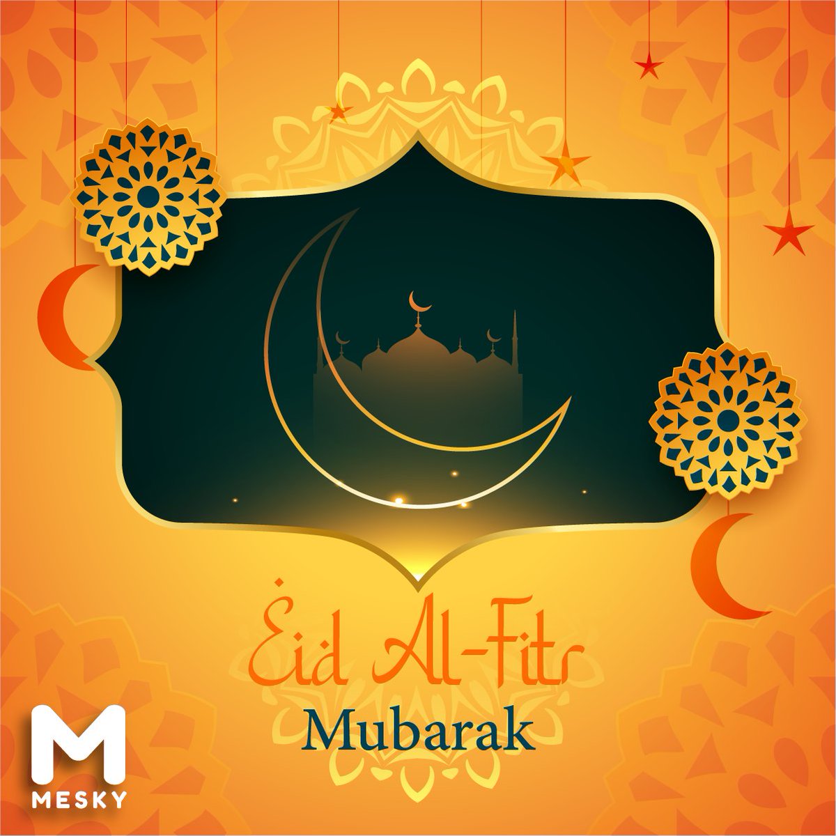 MeskyIndia's tweet photo. @MeskyIndia  wishes you all a wonderful Eid al-Fitr! As we bid farewell to the holy month of Ramadan, let's celebrate the spirit of Eid with our loved ones. #EidMubarak #mesky #good4u #shopsmart #socialselling https://t.co/eepmZkge9u