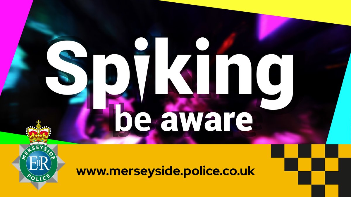MerseyPolice's tweet photo. A new service to report incidents of spiking is now available via our force website, along with advice and information to support anyone affected by this type of offence. 

You can report here: https://t.co/ikJv03ttfw https://t.co/eHlT40OYIg