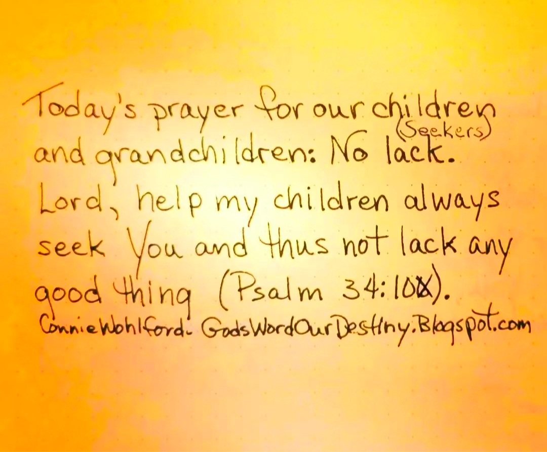 wohlford_connie's tweet photo. Today ...
#nolack #lacknothing #SeekGod #seek #goodthings #GodsWordOurDestiny #psalm #Psalms #seeker #truthseeker #prayforchildren #abundantlife https://t.co/exXzjjnuoM https://t.co/m5vxQfgQS8