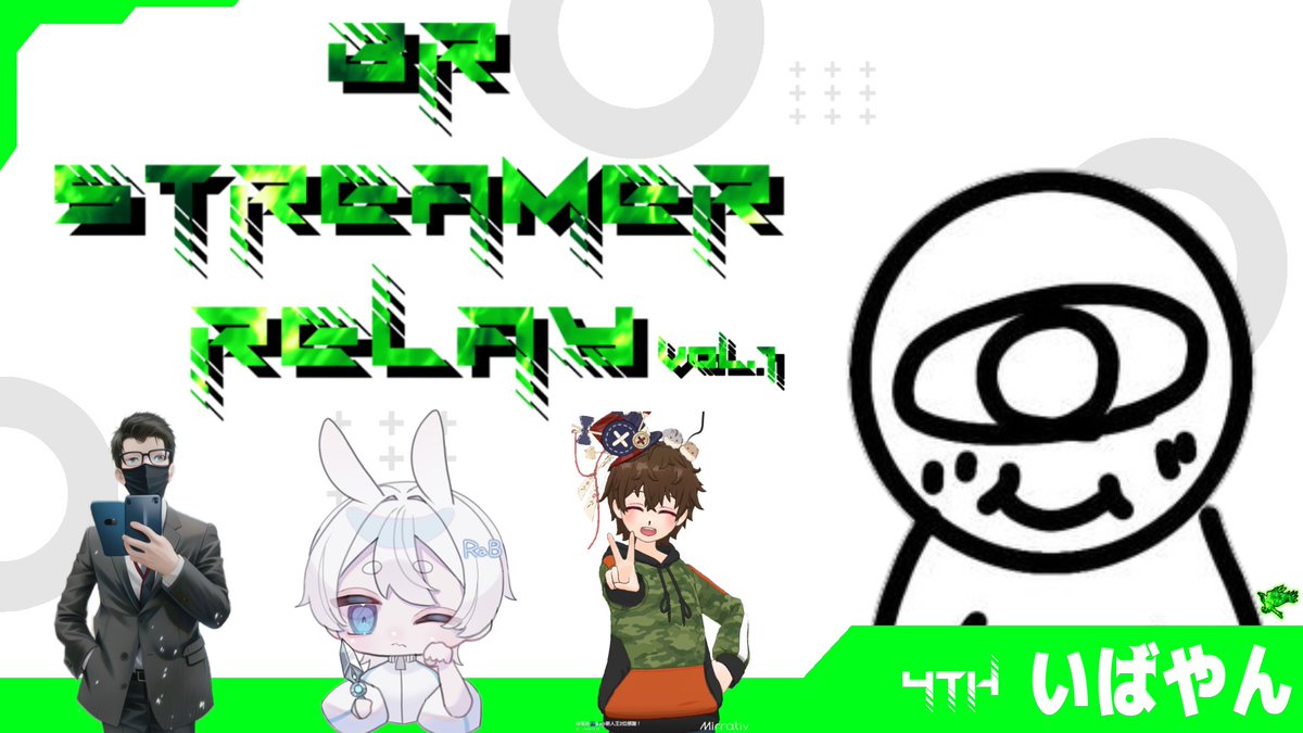 Ibasanndao's tweet photo. BR STREAMER RELAY Vol.1ãã¢ã³ã«ãŒèµ°ããŸã!!ãããºãã°!
ãœãã©ã³è¡ããã!
#BeastRaven
#ããºãã°
#ãã©ãã£ã
#é
ä¿¡ äžïŒ
https://t.co/3YCesLXAZH https://t.co/t5XFy8txxm