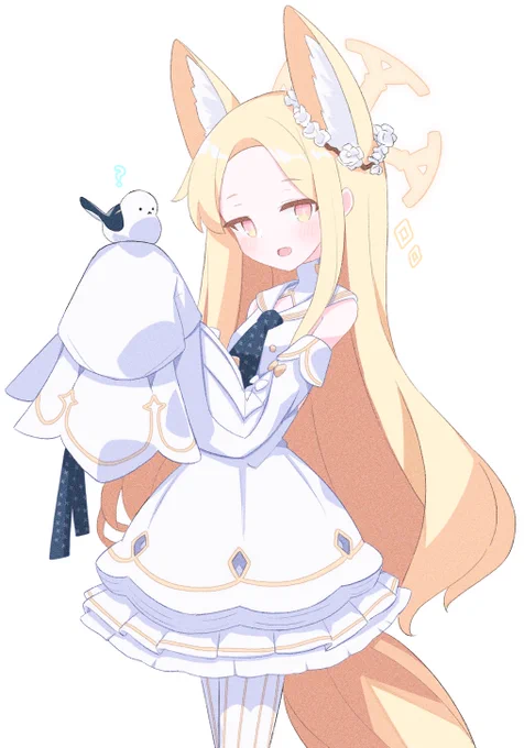 セイアちゃんとシマエナガちゃん#ブルアカ 