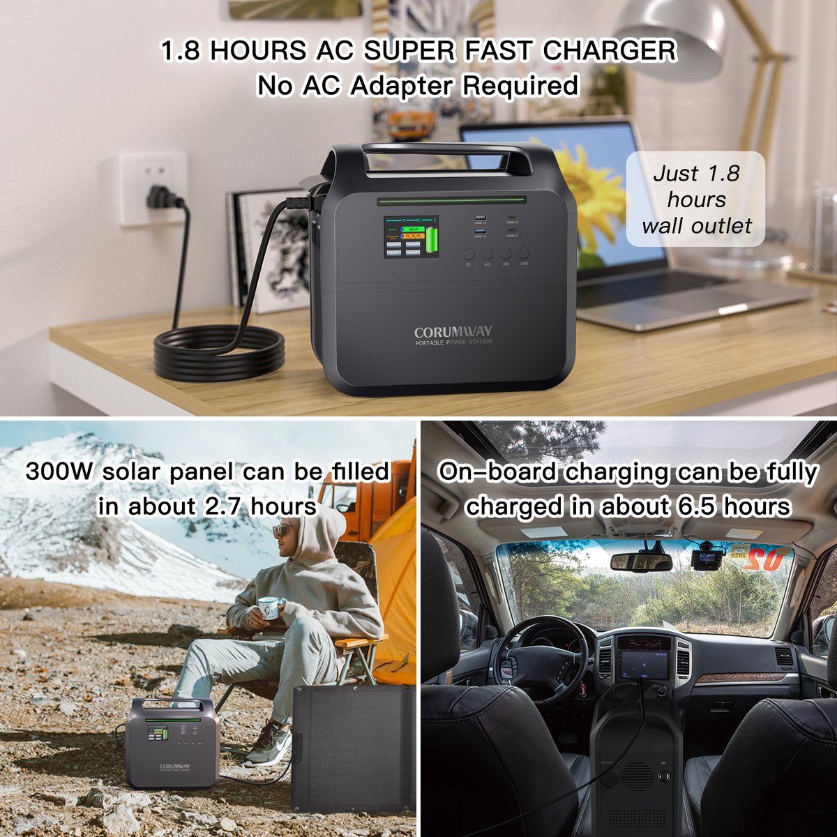 sunscreendreams's tweet image. RT @CpyPower: We have three charging options#solarsystem #vanlife #offgrid #uninterruptedpower #backuppower #adventurelife #SolarPanels #BatteryStorage #RenewableEnergy #energystorage #solarstorage #solarbatteries #energyefficiency #backupbattery #energy…