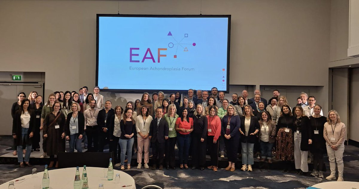A great group assembled for the first EAF congress, Advances in Achondroplasia. Look out for next years meeting and join in