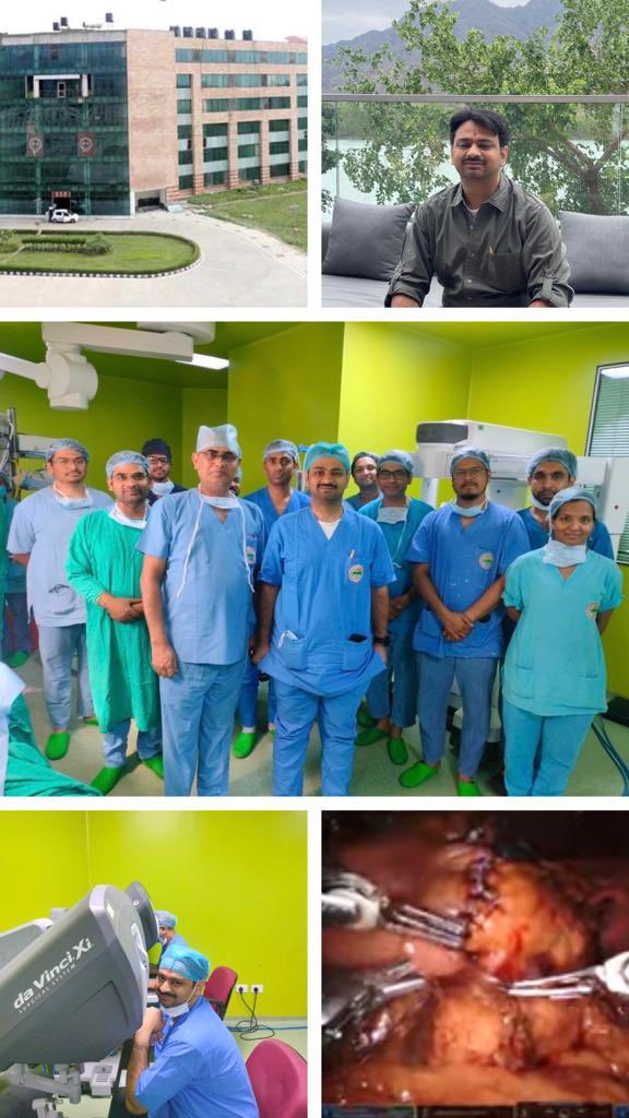 DevendraGParik1's tweet photo. Had a great experience of proctoring two robotic procedures in two days with two surgeons @ AIIMS RISHIKESH. Best wishes to Dr Amit Gupta and Dr Nirjhar Raj for their robotic program.
#robotic whipple’s operation &amp; #robotic Ivor Lewis #esophagectomy https://t.co/5tsf1SxUsV