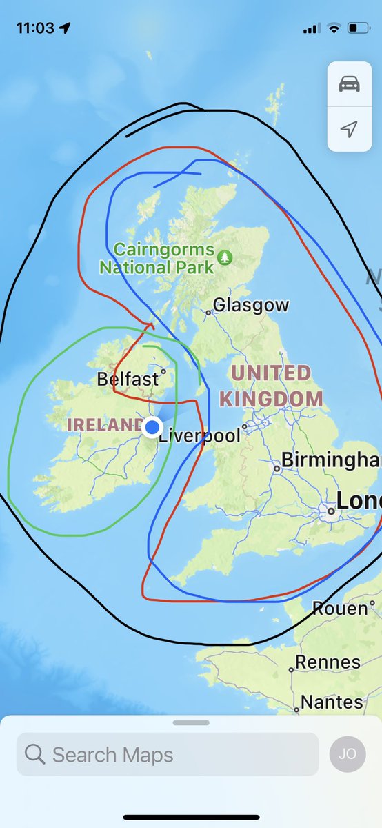 JuneOFlaherty1's tweet photo. @Tman1943 @davidvance Black line = British Isles, Blue = GB, Red = UK, Green = Ireland https://t.co/Fc1Pn329Kk