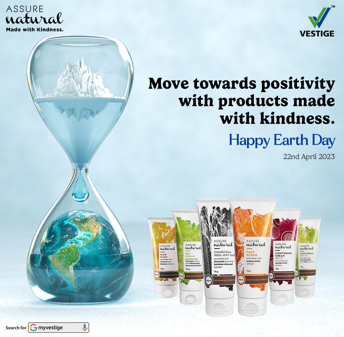 vestigemkt's tweet photo. The Earth is not just our home, it's also our responsibility. Let's make every day count for a better and greener future. Use Assure Naturals for a healthier and better life.
#WishYouWellth #earthday #assurenatural #veganrange https://t.co/vWfKCagOxY