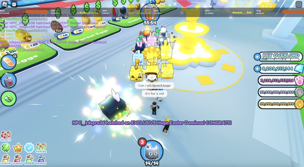another huge, only took 3 event eggs !