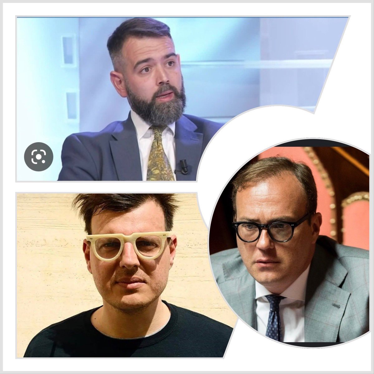 IlSanta64's tweet photo. A me la natura ha regalato l’eterosessualità di cui vado orgoglioso. La sola idea di un rapporto omo mi fa star male. è  La mia natura sono i miei gusti sessuali punto. 
ma sono certo che se avessi avuto un figlio come Cerno o come Borgonovo lo avrei accettato ed amato senza problemi

Avrei fatto molto più fatica ad accettare e amare un figlio stupido come il terzo in foto  
Anzi tanto che ci siamo ringrazio  la congiuntura astrale per non aver messo al mondo Un figlio che riesce a far parlare di sé solo perché è un coglione