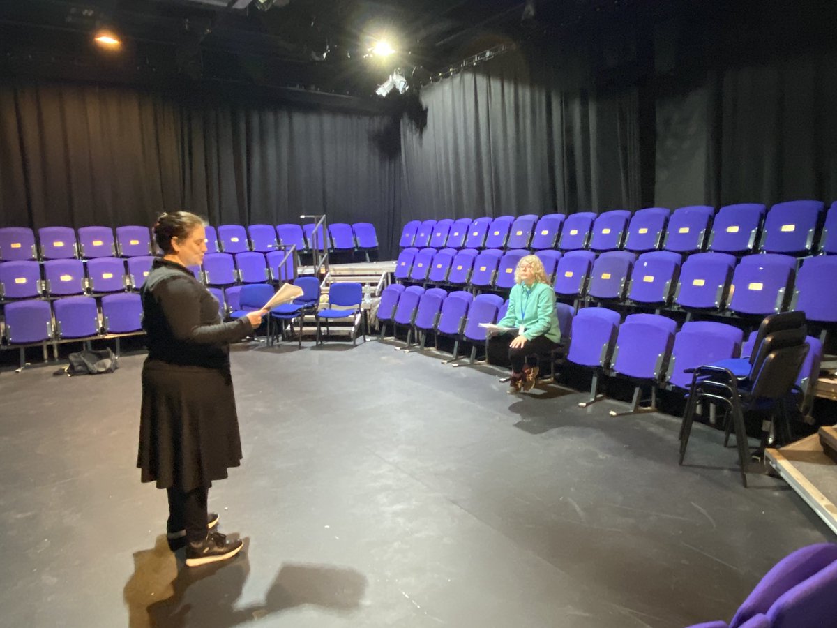 We’re in! Our first rehearsal has began - each play will have just over an hour of rehearsal time today ahead of the show this eve. There are a few tickets still available - 8pm Trav Edinburgh. traverse.co.uk/whats-on/event… @traversetheatre @CreativeScots @Mhairi__Quinn