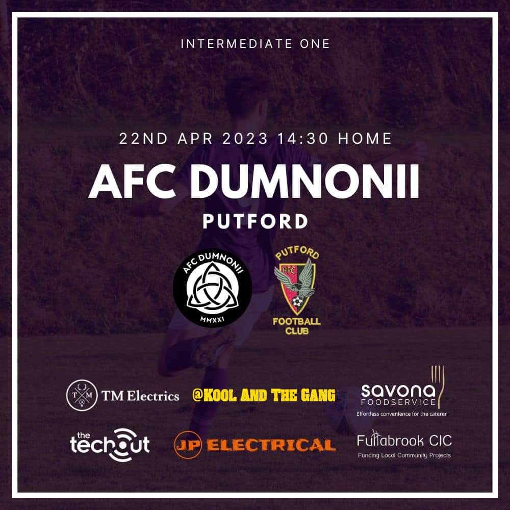 AFCDumnonii's tweet photo. Any points today would guarantee promotion!

But with a League Title to play for, the boys will be looking to take all 3!

Let's hope we can ride the high of last week's cup final and continue our winning form! 

#UpTheDums 💜 https://t.co/YY6DiAwcsd