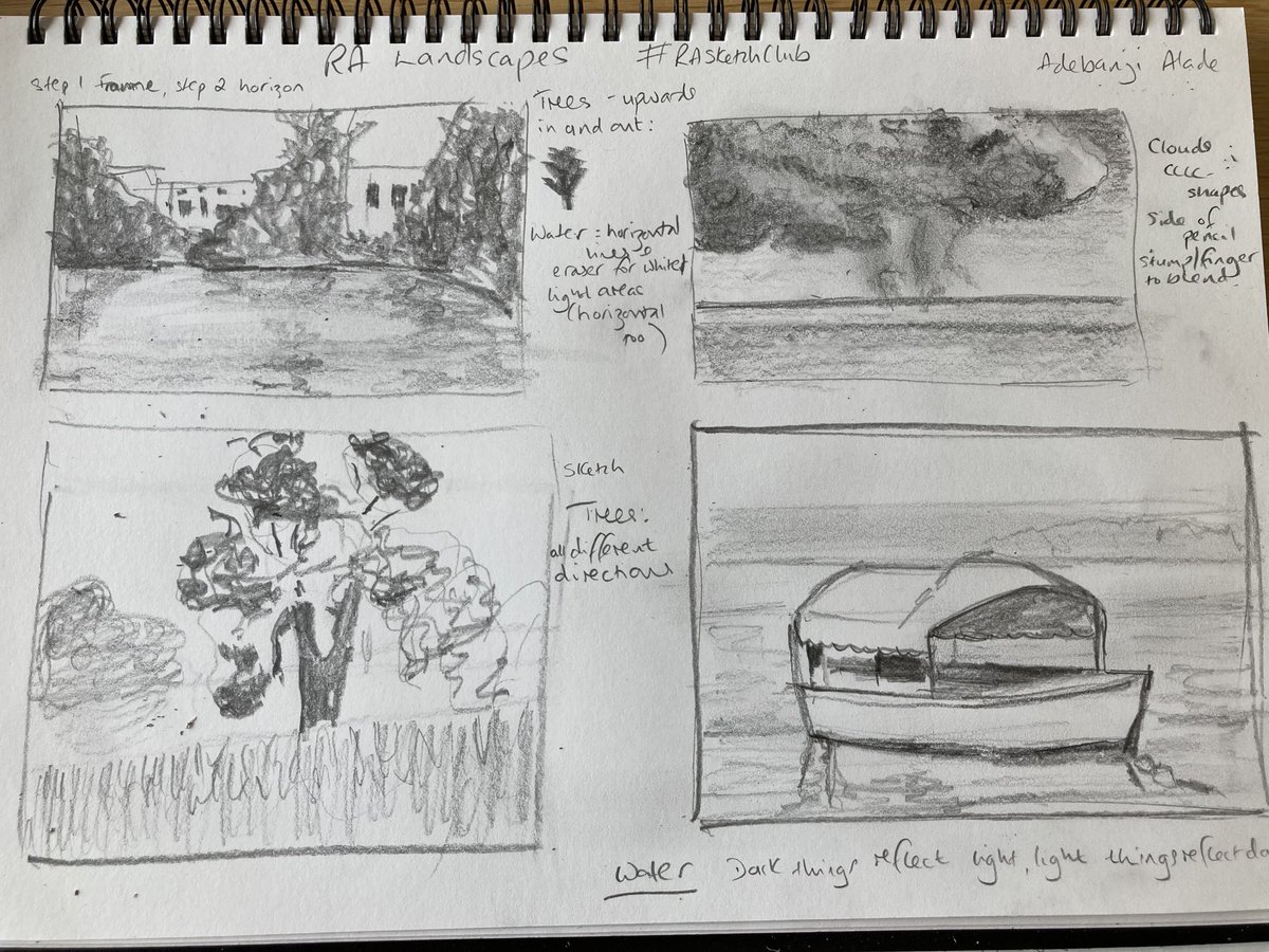 VennzTweets's tweet photo. Enjoying another Saturday morning #RASketchClub. Great techniques from Adebanji Alade with Jumbo Faber Castell 2B pencil https://t.co/8iS28ZP1WO