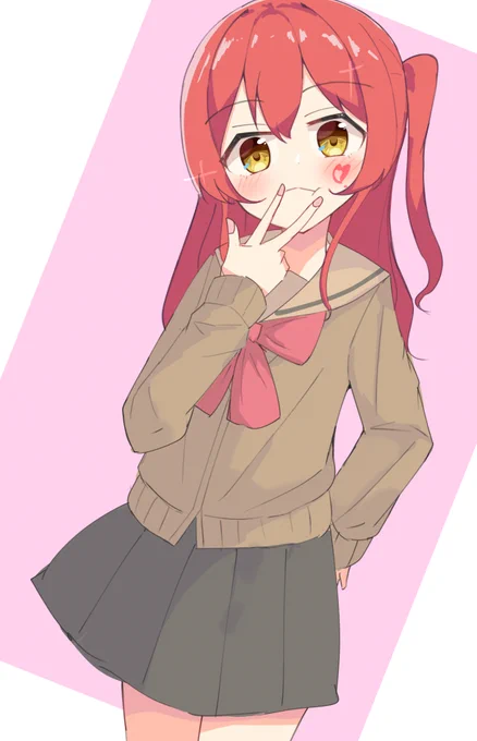 映え意識ピース喜多郁代ちゃん… #ぼっち・ざ・ろっく