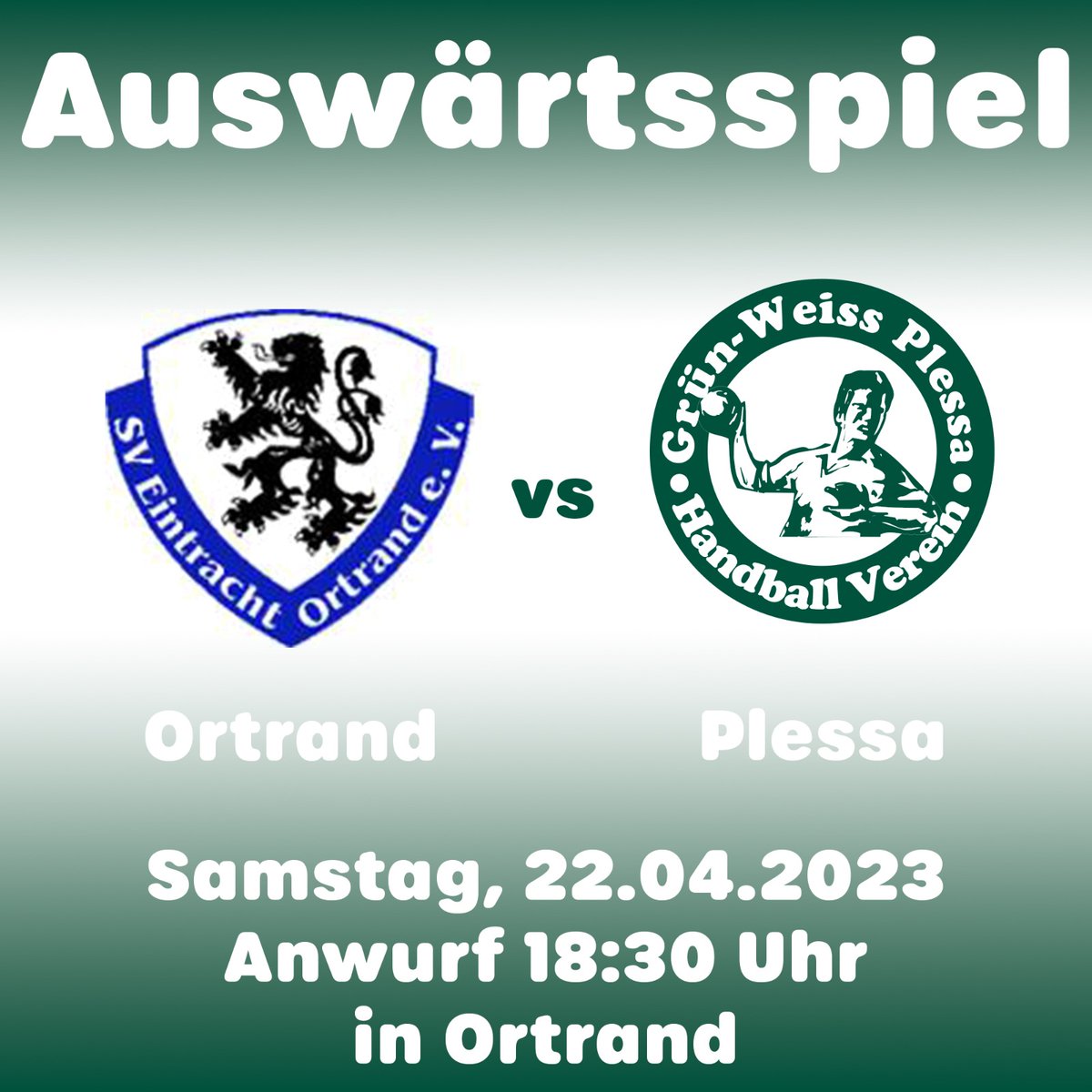 HVP_Liveticker's tweet photo. Heute ist es wieder soweit. Wir gegen den SV Eintracht Ortrand. Hoffentlich sehen wir euch als unsere Unterstützung in der Halle 🤍💚 https://t.co/j3knMotI1D