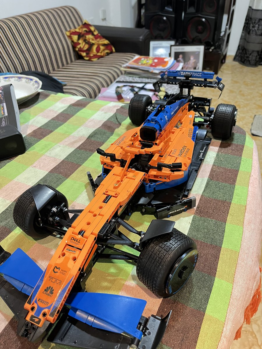 JanithRS's tweet photo. My first lego technic build. Absolutely love it! #lego #technic #f1 https://t.co/kw3yDzJY19
