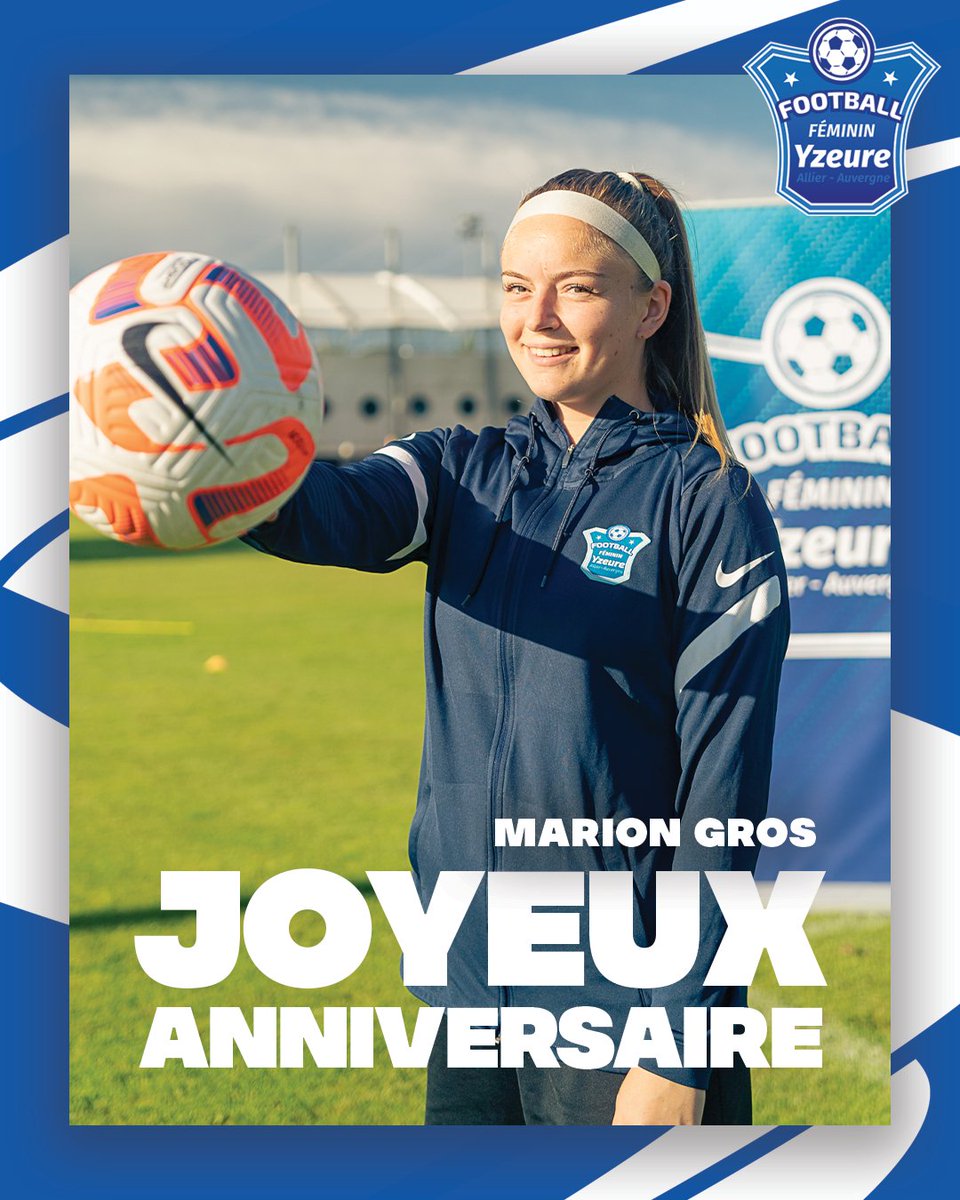 Joyeux anniversaire à notre gardienne Marion Gros qui fête ses 20 ans ! 🎉🎂