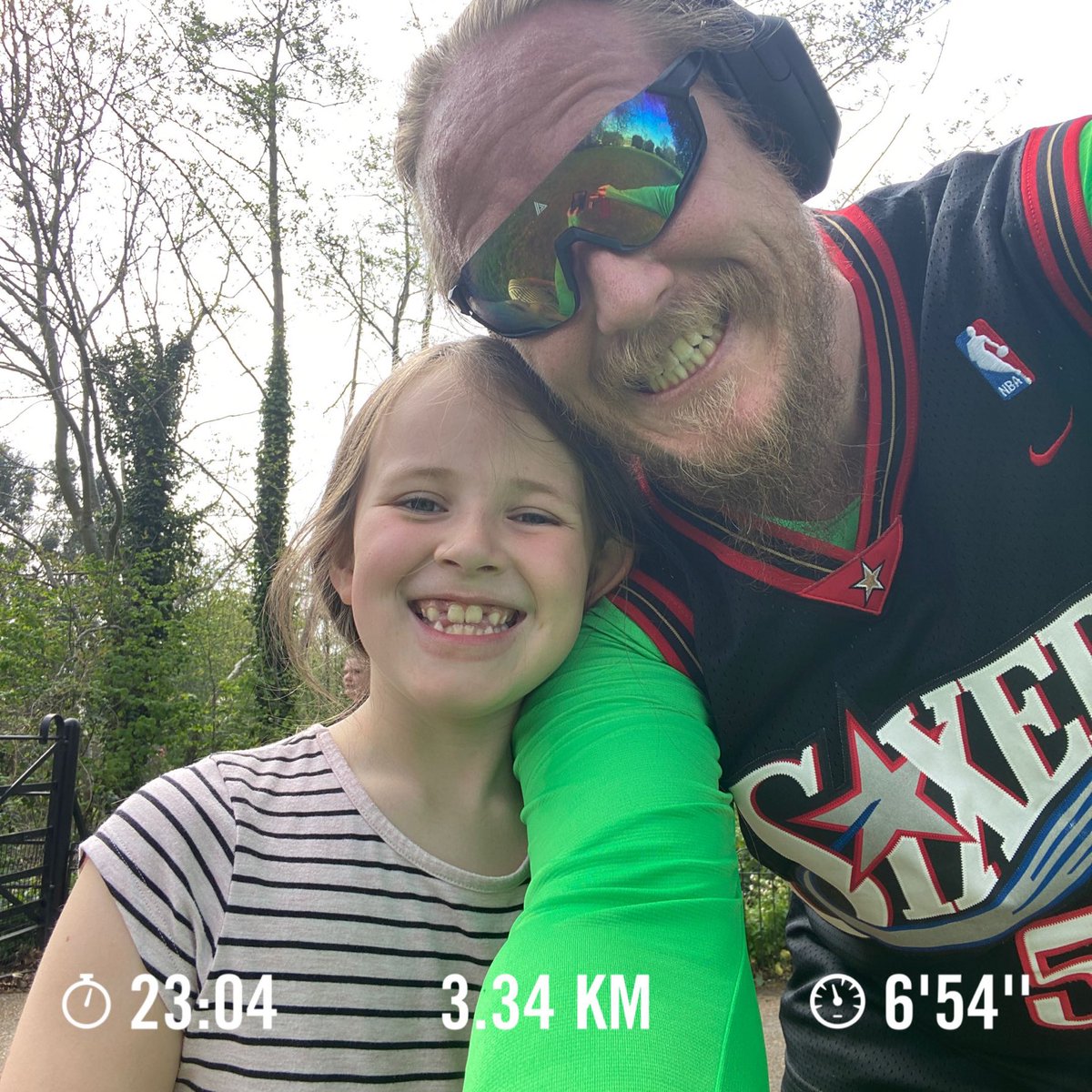 Saturday and it was a first. Father daughter run. #motivation #SaturdayRun